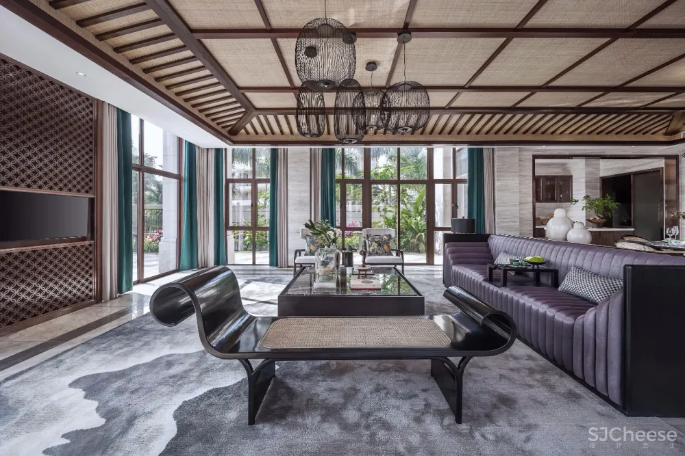 【醉美新中式】727㎡带游泳池的别墅设计丨看完想买一套