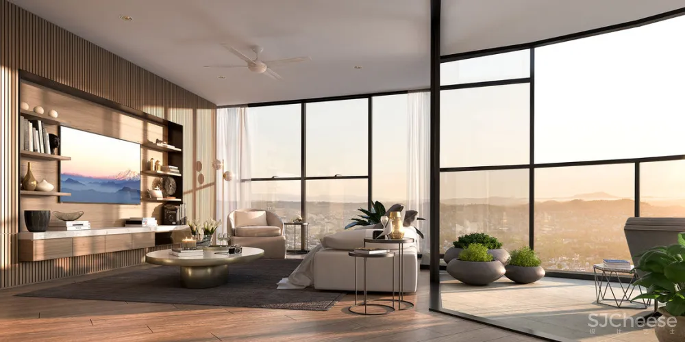 这种高水准的效果图，却是这种清新风！