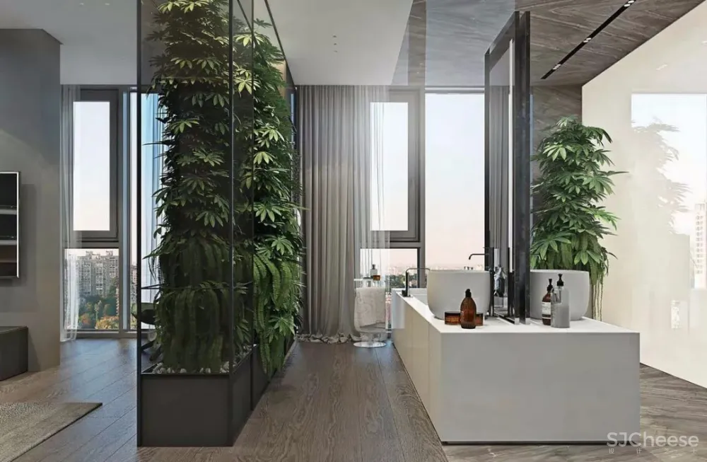 绿植长在墙上丨个性又省地方 首