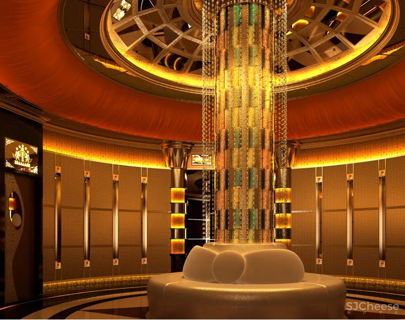 成都都江堰皇港丽都ktv装饰设计案例赏析 打造一个众人喜欢的ktv成都ktv装修设计