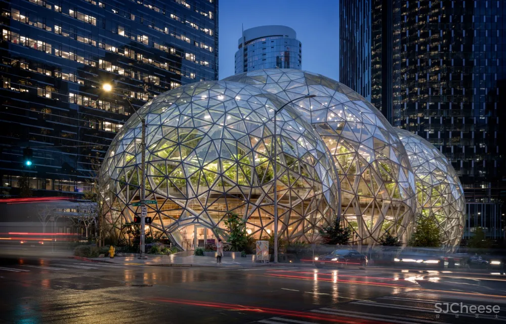 首发 | Heliotrope Architects：亚马逊球体Willmott's Ghost餐厅 首