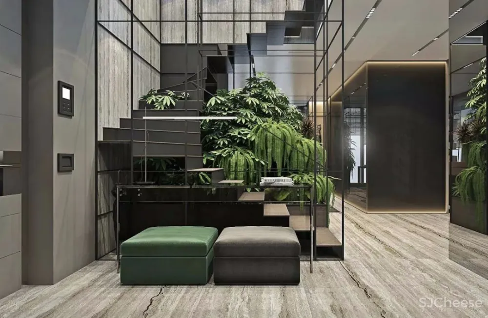 绿植长在墙上丨个性又省地方 首