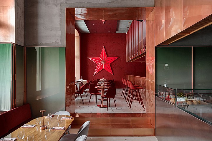 首发 | Crosby Studios：莫斯科 Pink Mama餐厅