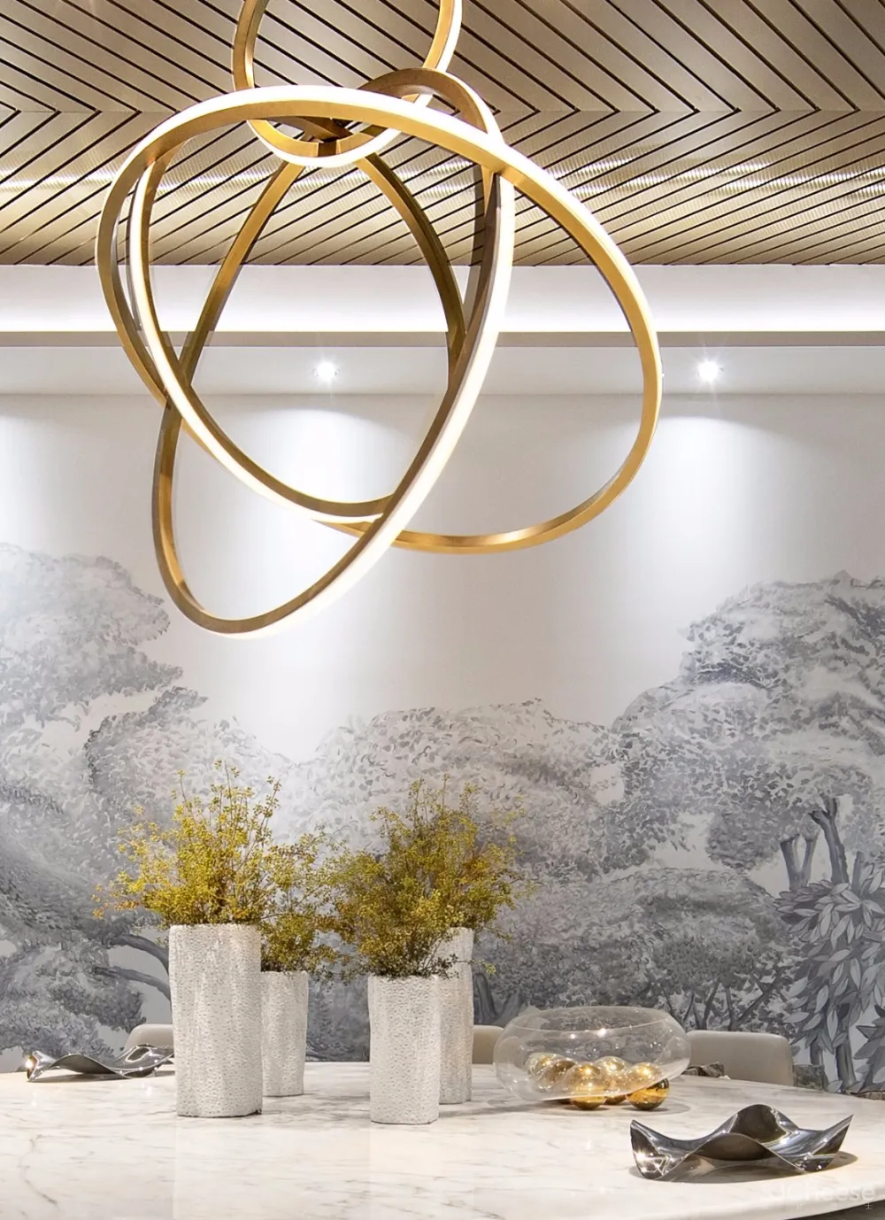 新作 | 高级灰 + 水墨石,简雅纯粹的艺术格调