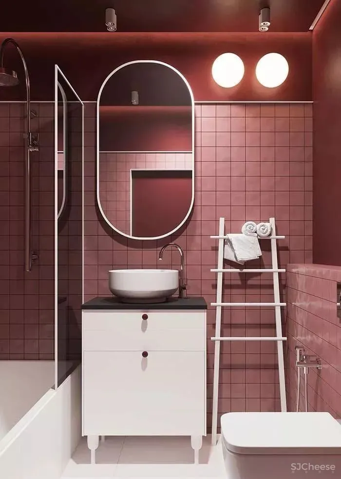 卫生间这样设计,不要太美!