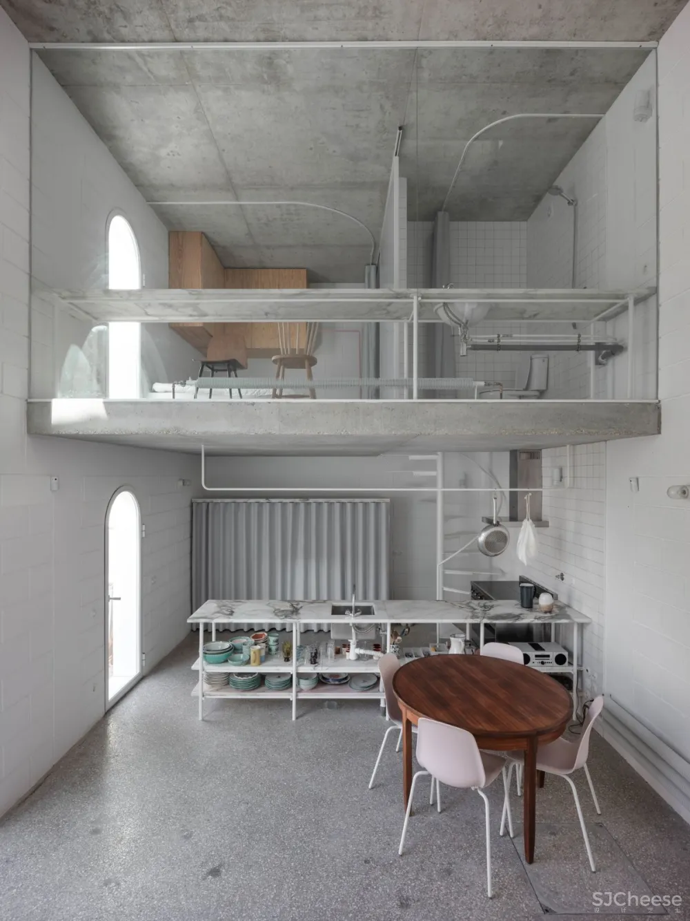 首发 | Leopold Banchini + Daniel Zamarbide：拥有强大内部和沉思空间的封闭式住宅 Dodged House 首