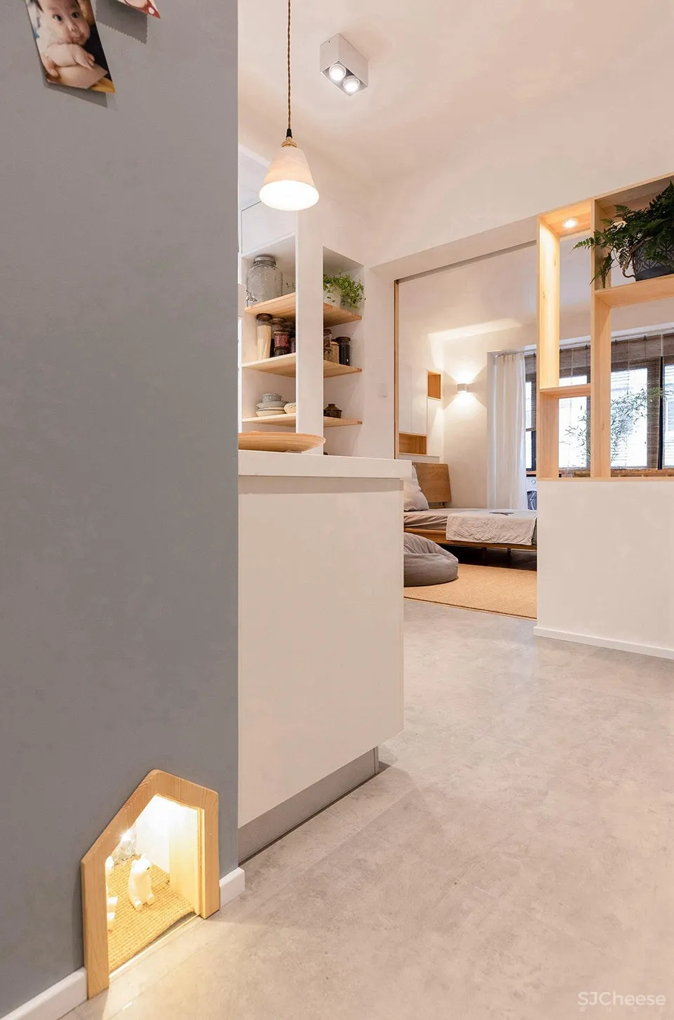 一眼望穿的家,南京 / 系园建筑设计工作室