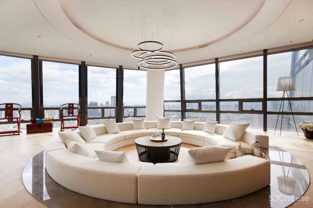 600m²天空之镜丨高空俯瞰城市边际