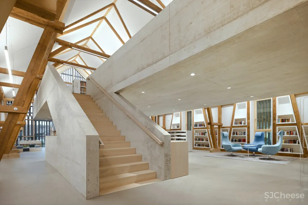 Steimle Architekten:谷仓再利用建筑 Library Kressbronn a. B. 首