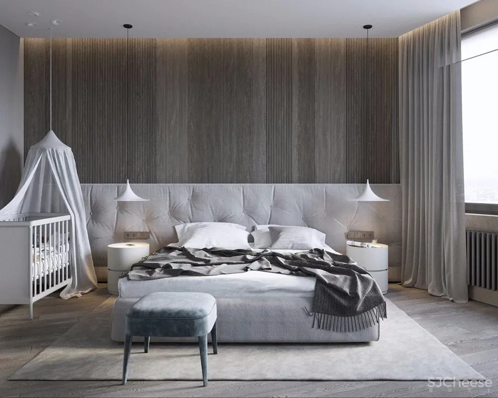 100㎡ 三室一厅,厨房、客厅这样设计太走心了