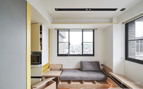 39.6㎡ 超多储物空间 / 设计得太好了