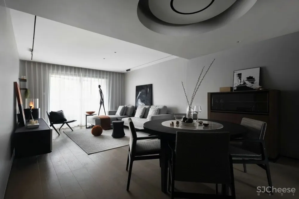 黑白灰丨看设计师的家如何玩转 首