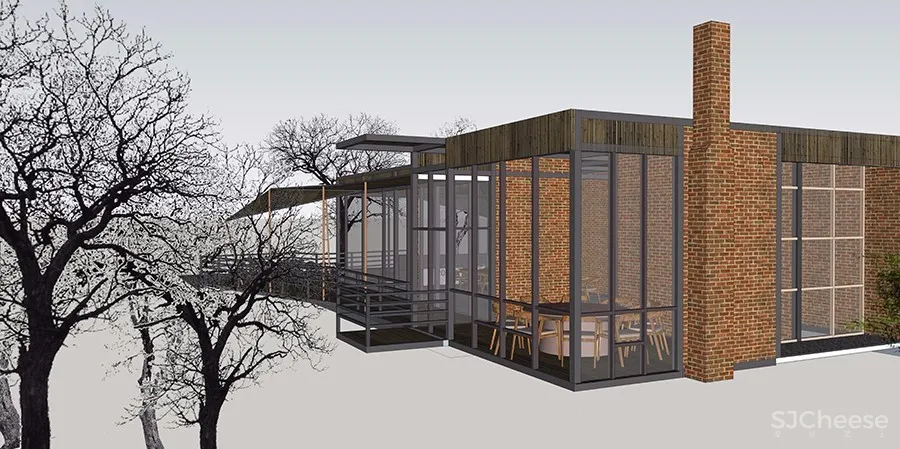 简单盒子里的诗意空间 | 鹿山桐舍