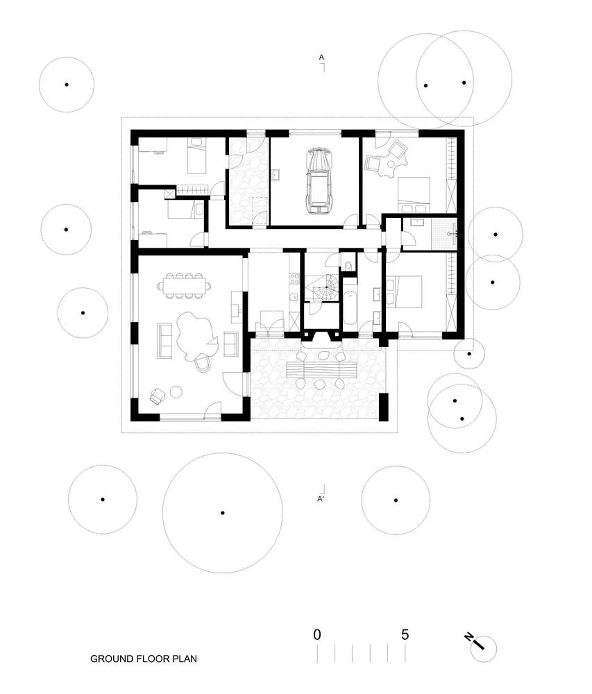 B-bis architecten：比利时度假别墅 House R