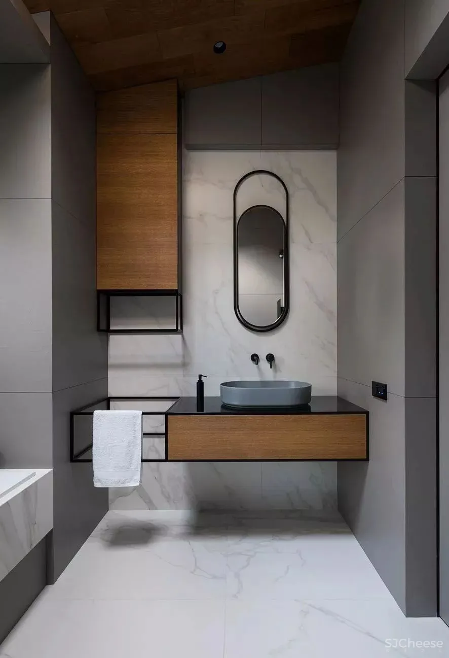 卫生间这样设计，不要太美！