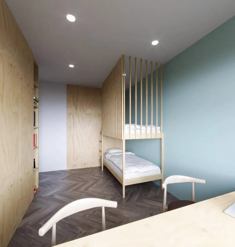 雅致与俏皮，在这座挑高公寓里交织 | Barinov Andrey 首