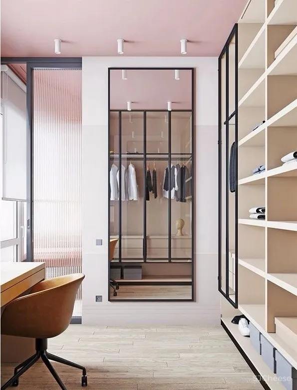 94㎡ 圆形主题设计丨清新配色怎么看都不腻