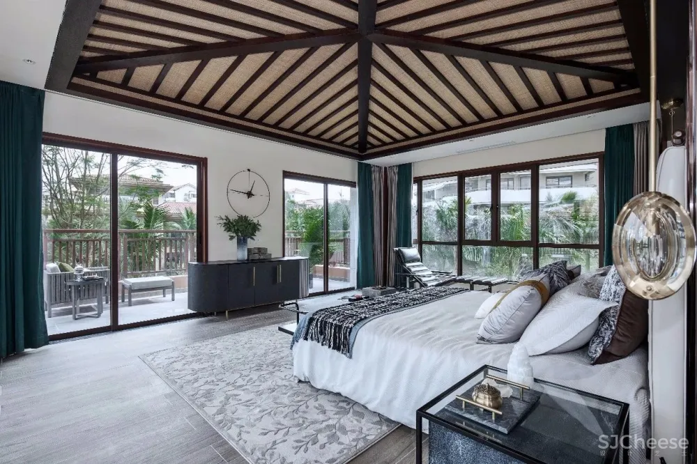 【醉美新中式】727㎡带游泳池的别墅设计丨看完想买一套