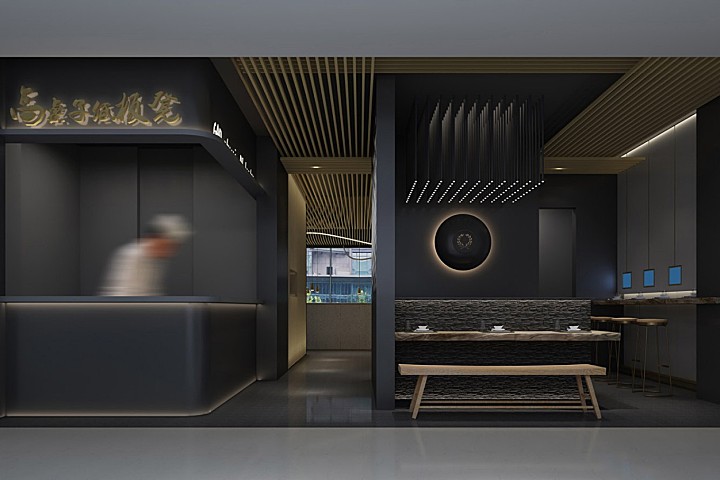 高桌子低板凳面馆·成都 / 大麦设计