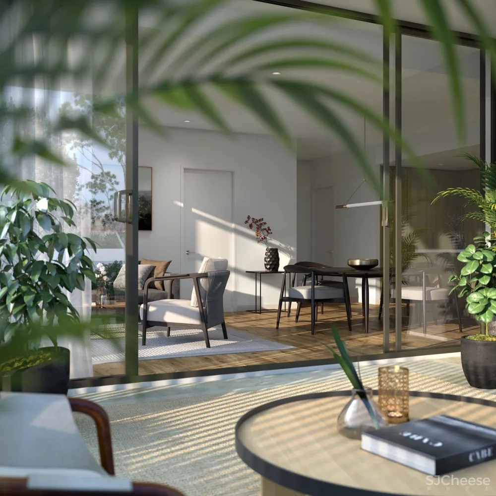 这种高水准的效果图，却是这种清新风！