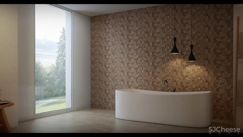 卫生间这样设计，不要太美！