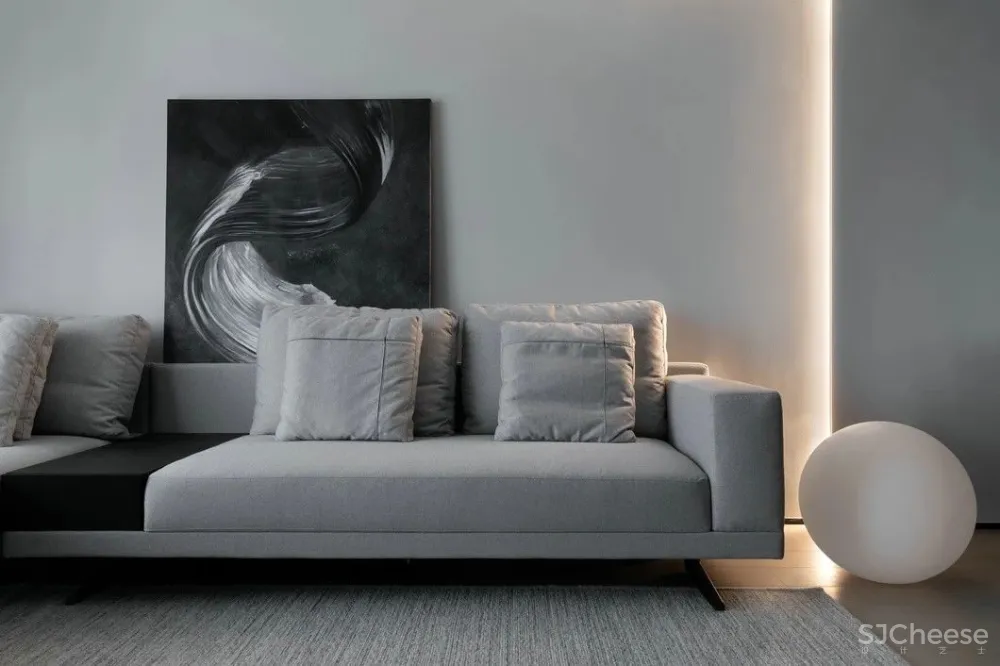 黑白灰丨看设计师的家如何玩转 首