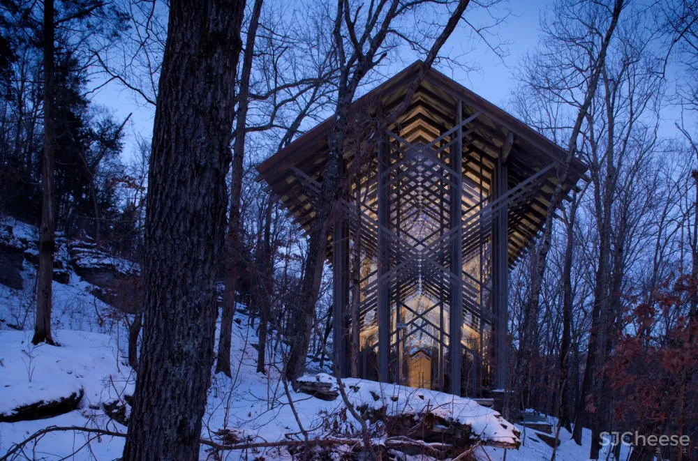 AD经典：荆棘冠教堂 / E. Fay Jones