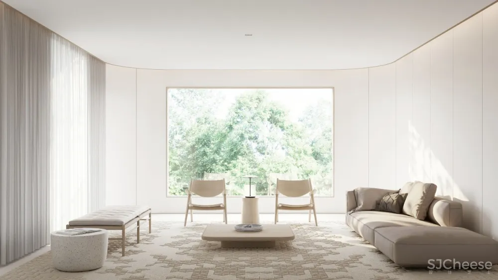 天然材质带给空间的极致纯净与享受! 首