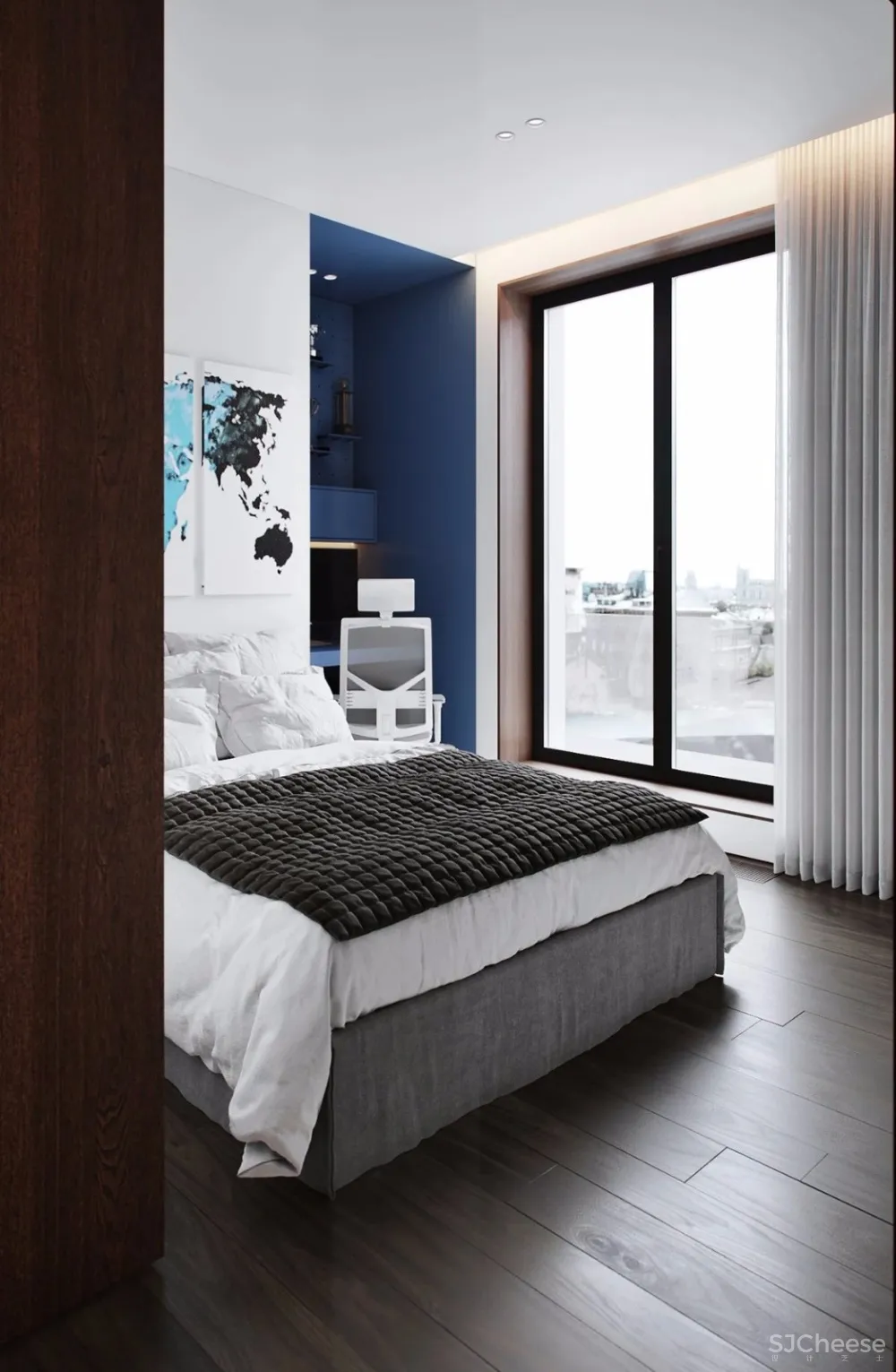 115㎡ 原木+大理石丨让家更有质感