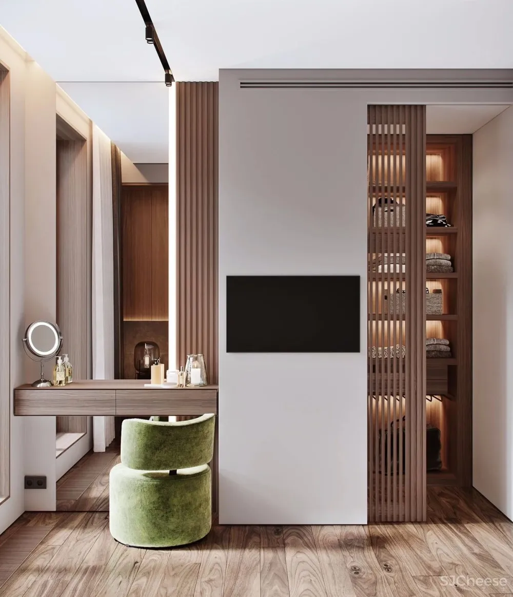 115㎡ 原木+大理石丨让家更有质感