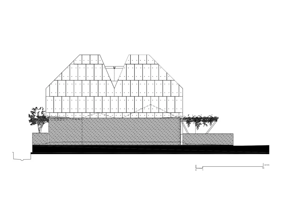 新加坡楔形屋顶混凝土住宅/AKDA Architects