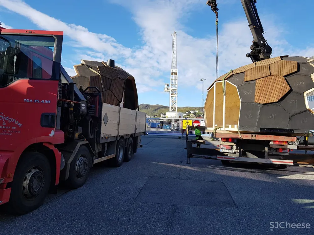 Hammerfest徒步旅行小屋,挪威 / SPINN Arkitekter