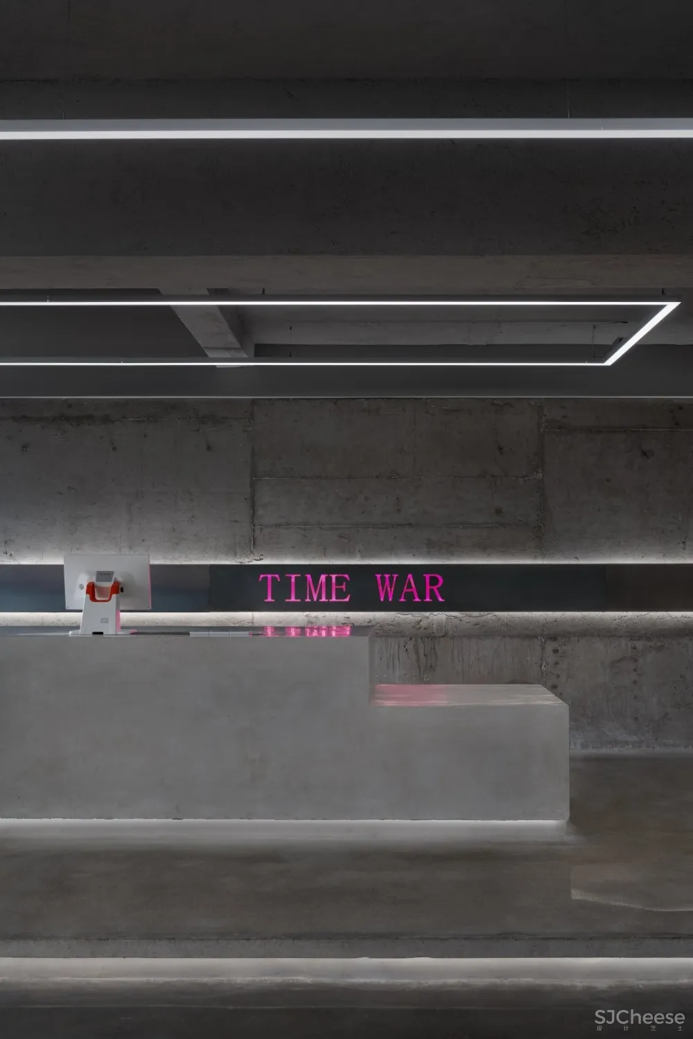 域见设计 YuDesign:TIME WAR糖果·现代工业风理发店设计