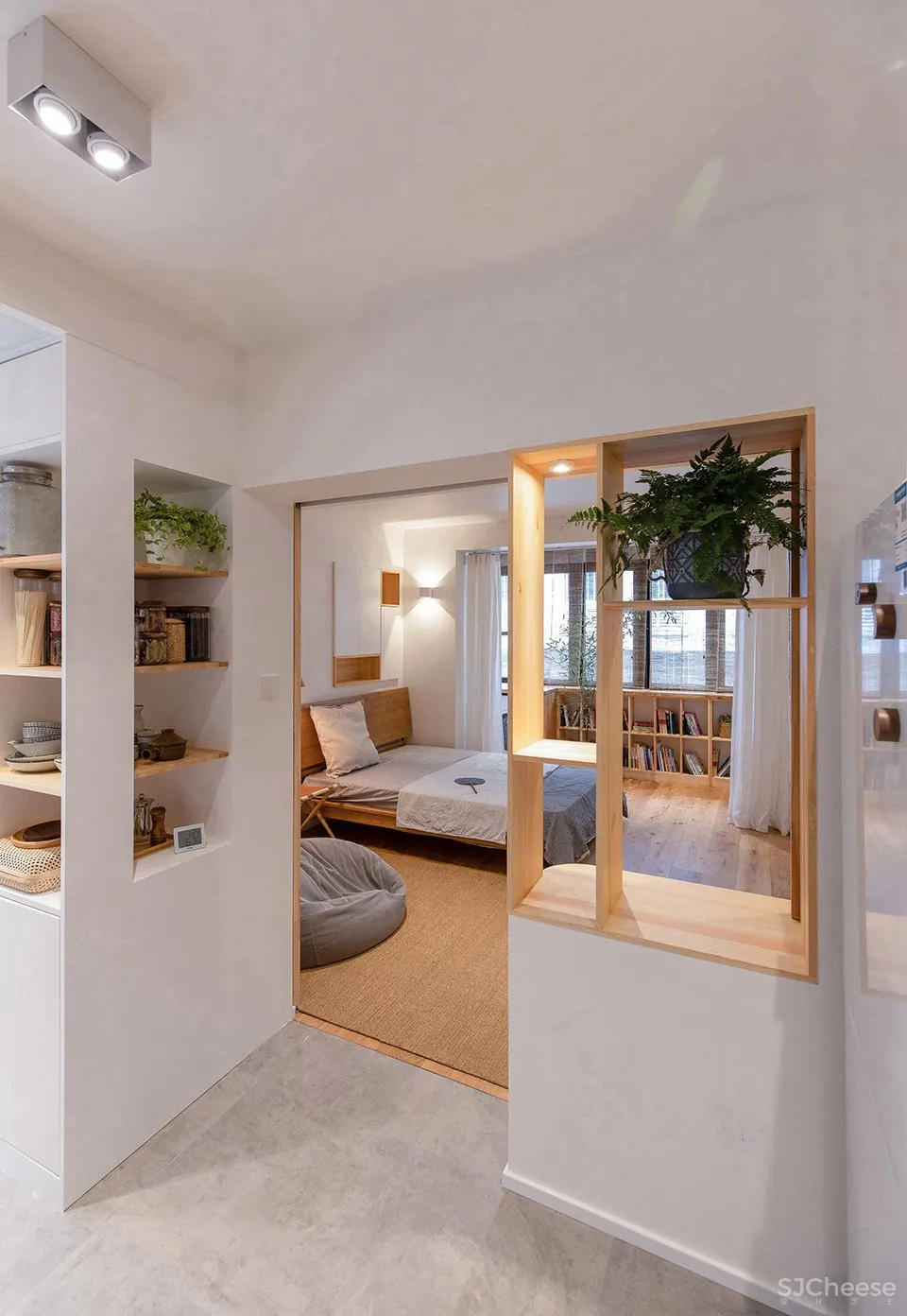 一眼望穿的家,南京 / 系园建筑设计工作室