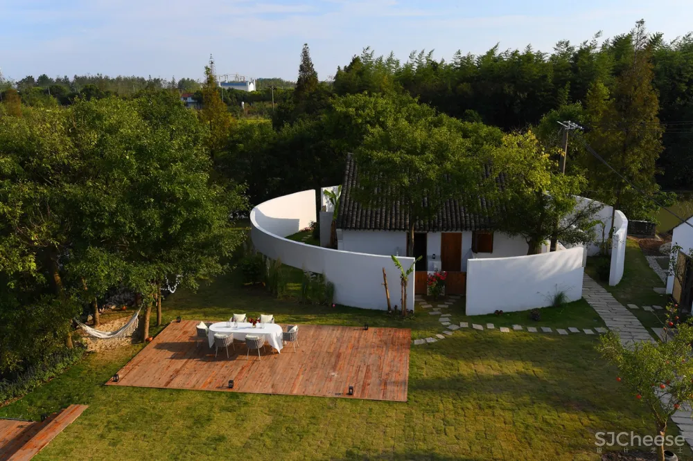 篱外·时光的圆民宿酒店,上海 / 元秀万建筑事务所