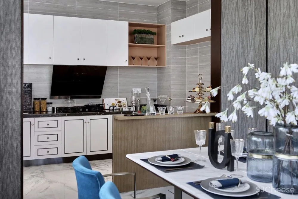 【YLH地产设计组】300 m²东方气韵的样板间设计方案 首