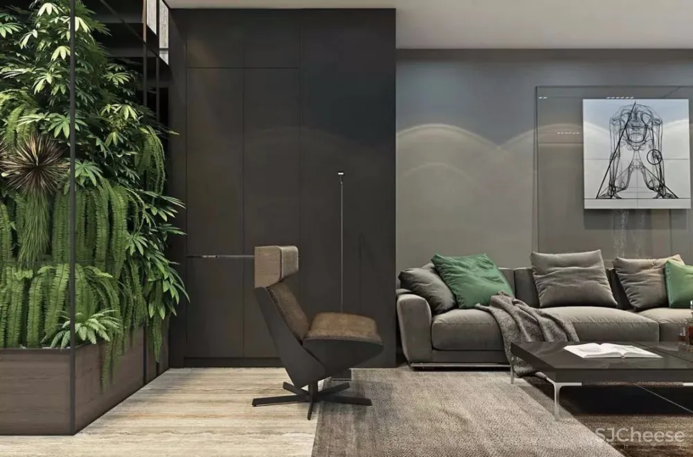 绿植长在墙上丨个性又省地方 首