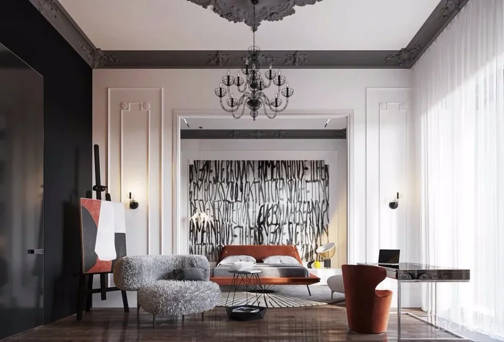 高级灰+橙丨就是这么美