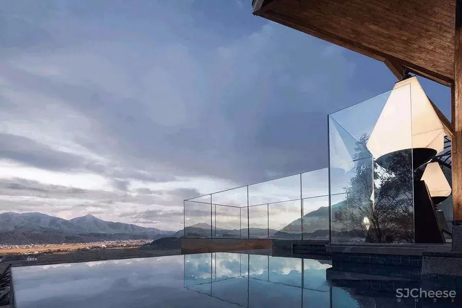 设计一座建在悬崖边上的温泉酒店丨惊艳了世界