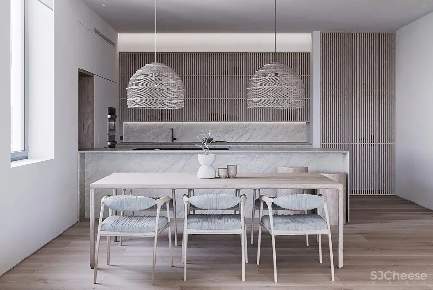 幽静自然禅风！瑞士86㎡日系灰白单身公寓 | Nazar Tsymbaliuk 首