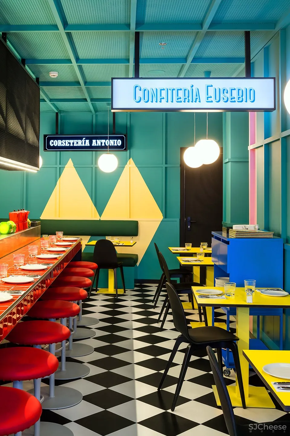 新作 | EL EQUIPO CREATIVO：马德里 Las Chicas, Los Chicos y Los Maniquís餐厅