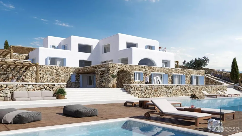 首发 | 世界著名一流度假胜地海滨别墅 KINGLIKE MYKONOS VILLAS