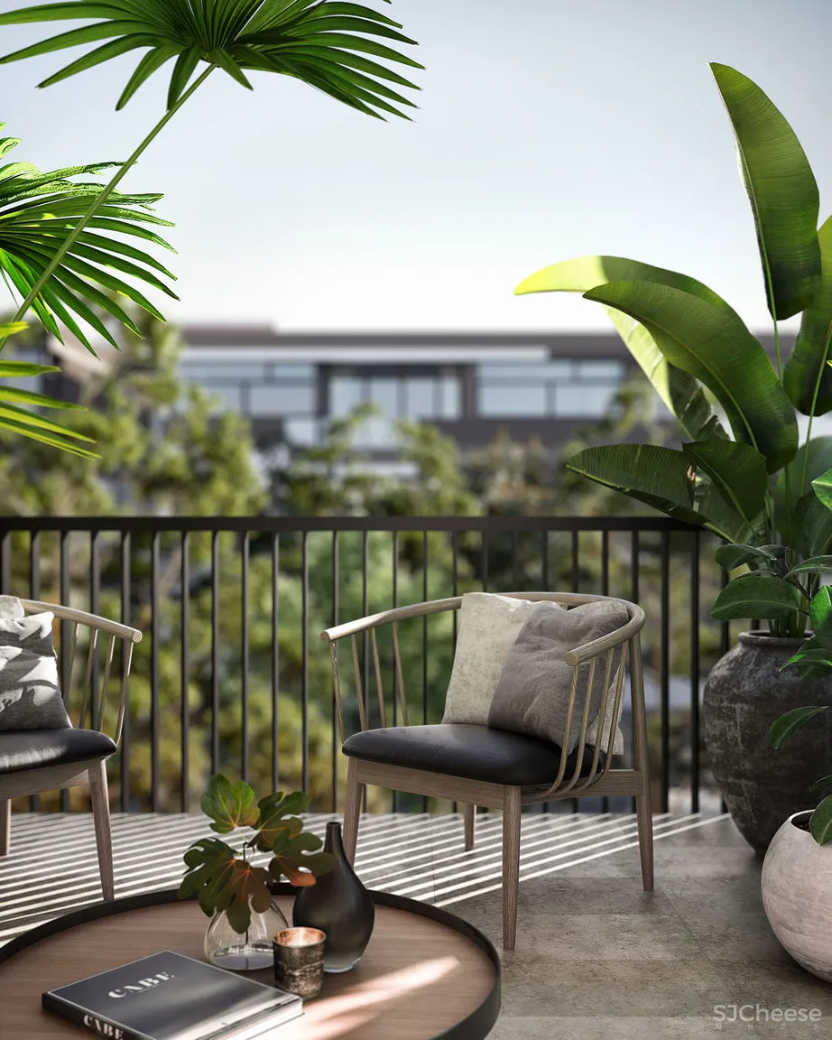 这种高水准的效果图，却是这种清新风！