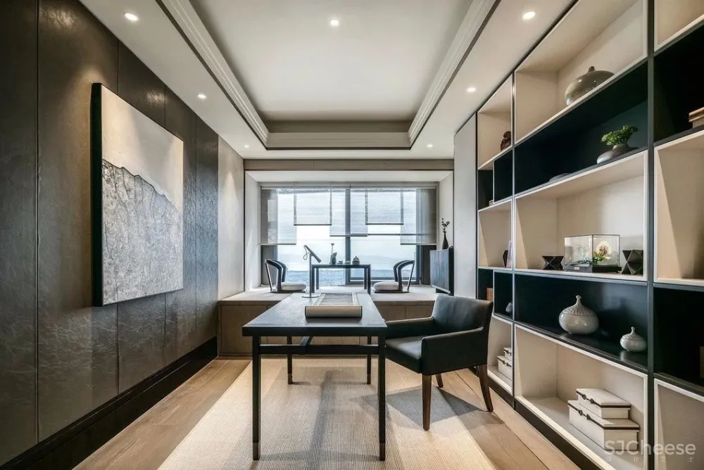 380㎡简雅新中式:一方宁静,一方闲雅