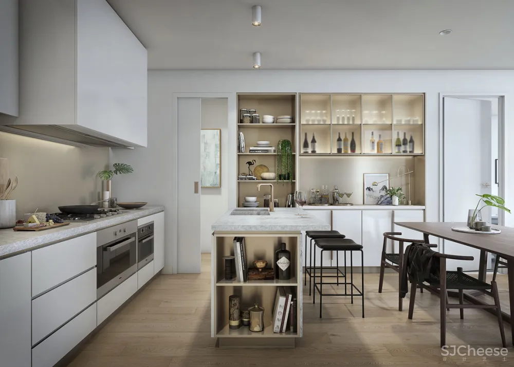 这种高水准的效果图，却是这种清新风！