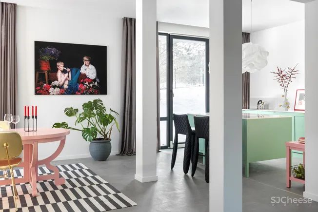 以“家庭美术馆”为主题的住宅设计 | Светлана Коледа 首