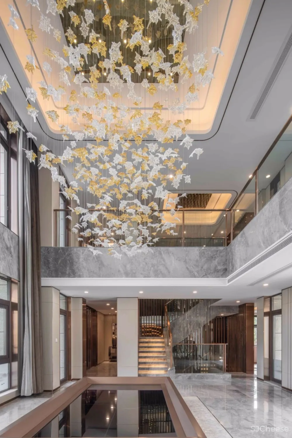 576㎡爱马仕风格售楼中心设计丨极致美感一触即发