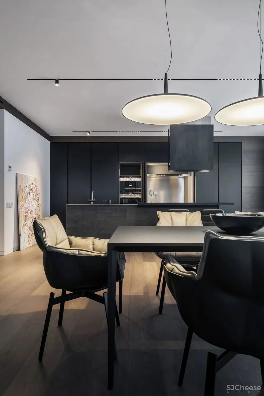 高级黑公寓设计,极简至奢的浪漫 首