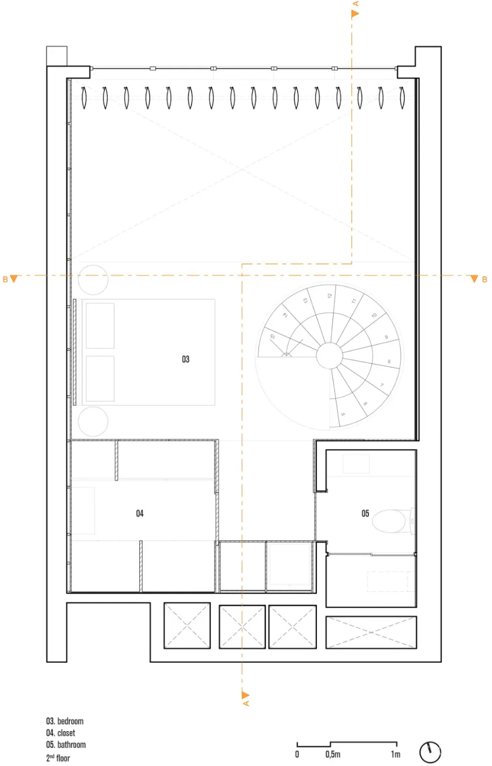 首发 | Arquitetura Nacional：黑色旋转楼梯复式公寓