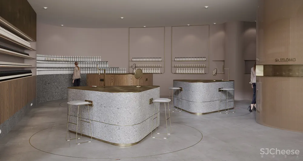 色调柔和的化妆品店 Peng Zhang